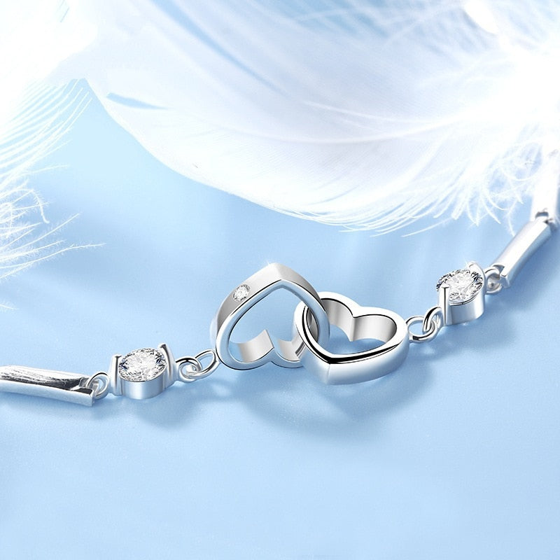 Double Heart Bracelet(Shipping 10-14 Days)