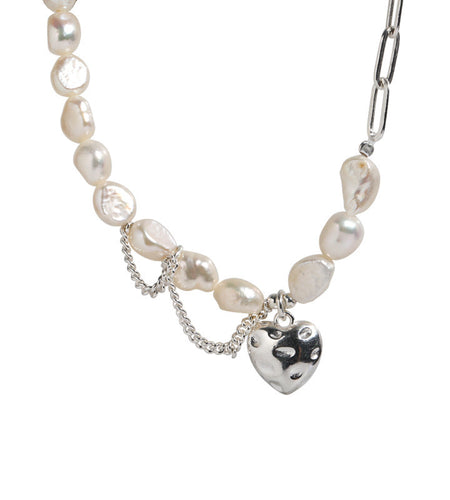 Asymmetry Chain Pearls Necklace(Shipping 10-14 Days)