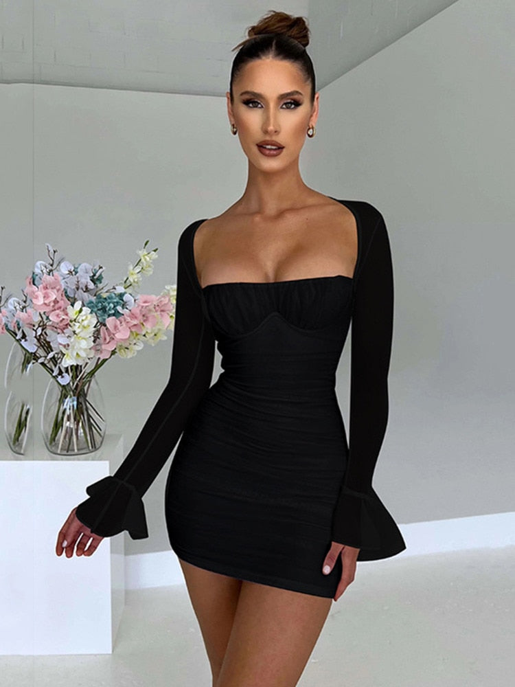 Elegant Backless Sexy Mini Dress(Shipping 10-14 Days)