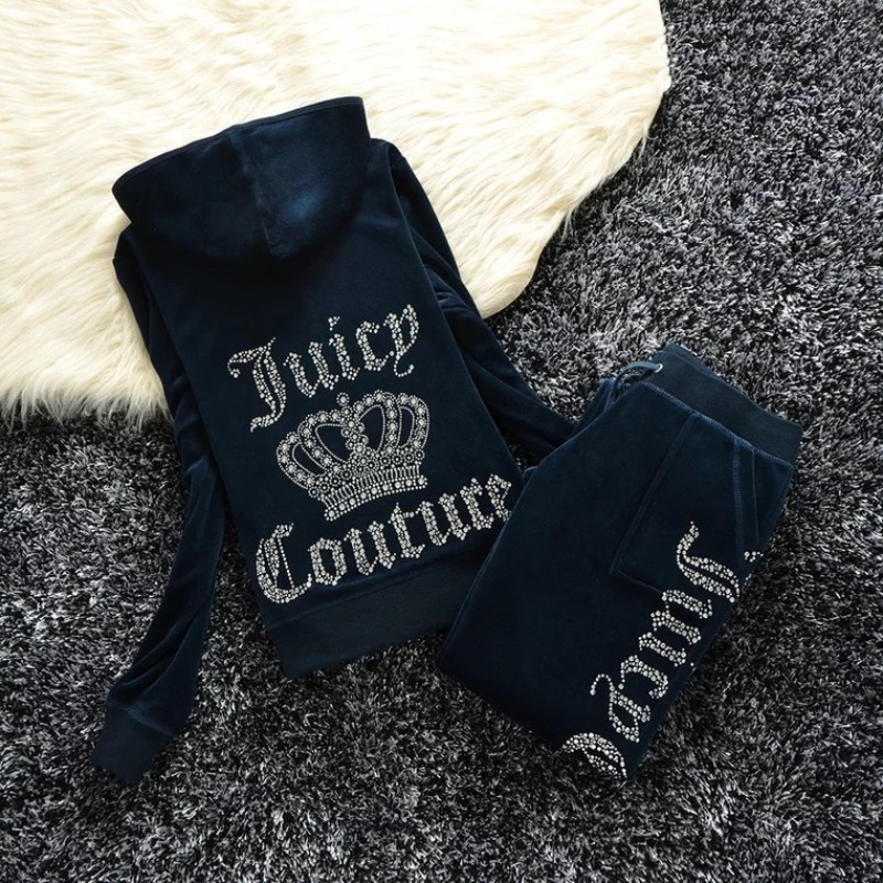 Juicy Sweatshirt and Pants with Diamonds(Shipping 10-14 Days)