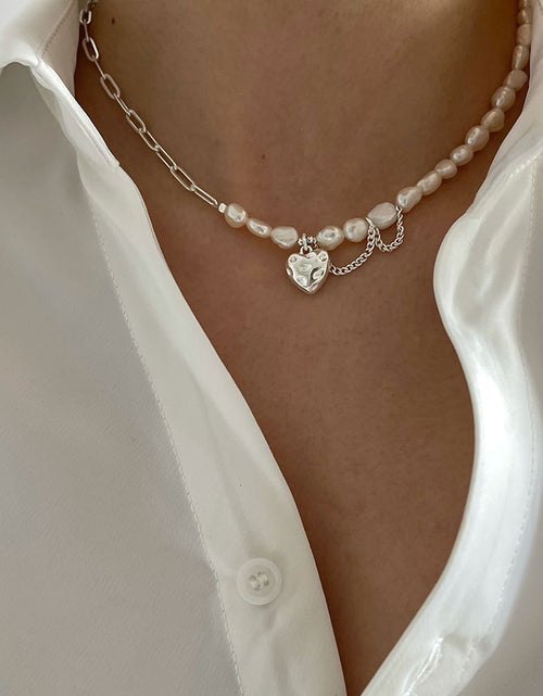 Load image into Gallery viewer, Asymmetry Chain Pearls Necklace(Shipping 10-14 Days)
