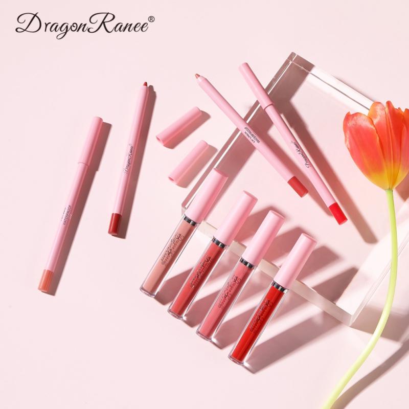 4pcs Lip Gloss Lip Liner Pen Set(Shipping 10-14 Days)