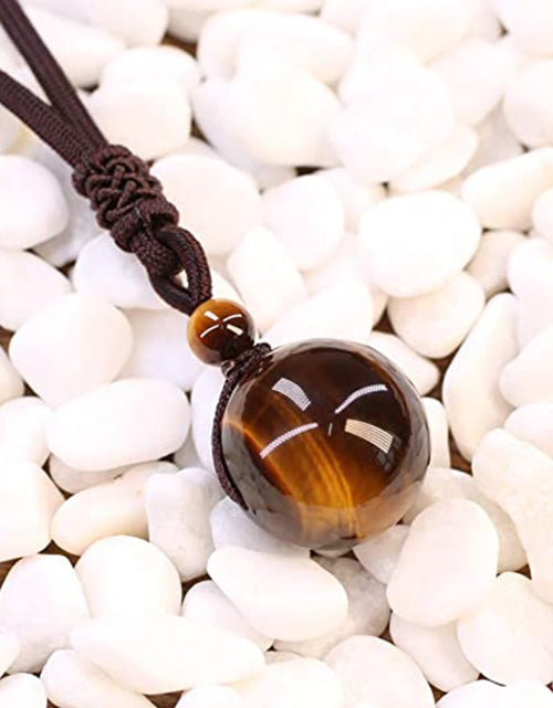 Load image into Gallery viewer, Tiger Eye Stone Pendant Necklace(Shipping 10-14 Days)
