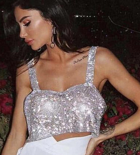 Glitter Nightclub Tank Top(Shipping 10-14 Days)