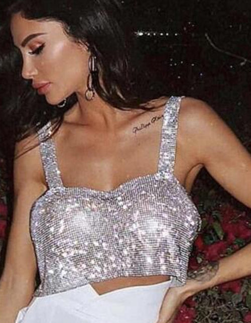 Load image into Gallery viewer, Glitter Nightclub Tank Top(Shipping 10-14 Days)
