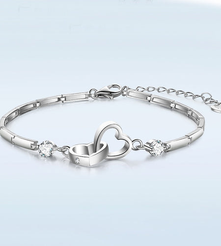 Double Heart Bracelet(Shipping 10-14 Days)