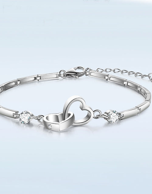 Load image into Gallery viewer, Double Heart Bracelet(Shipping 10-14 Days)
