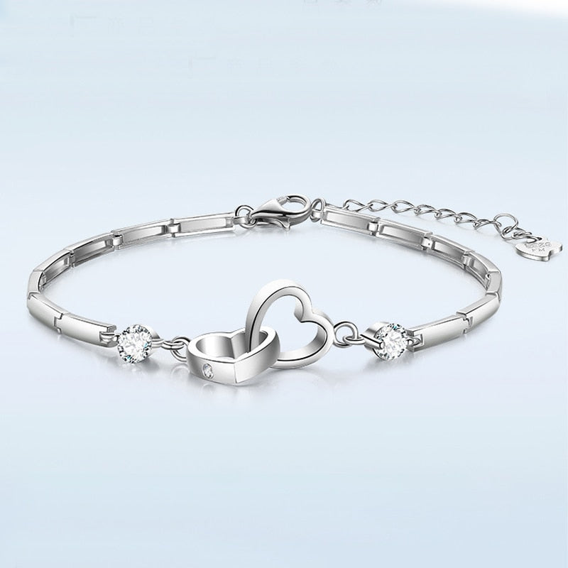 Double Heart Bracelet(Shipping 10-14 Days)