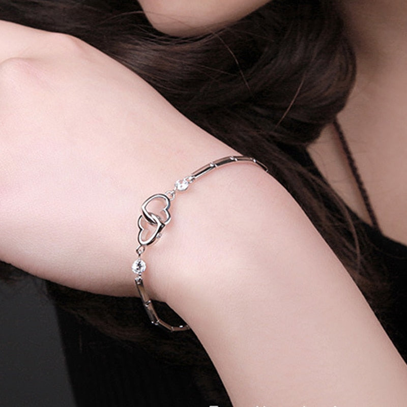 Double Heart Bracelet(Shipping 10-14 Days)