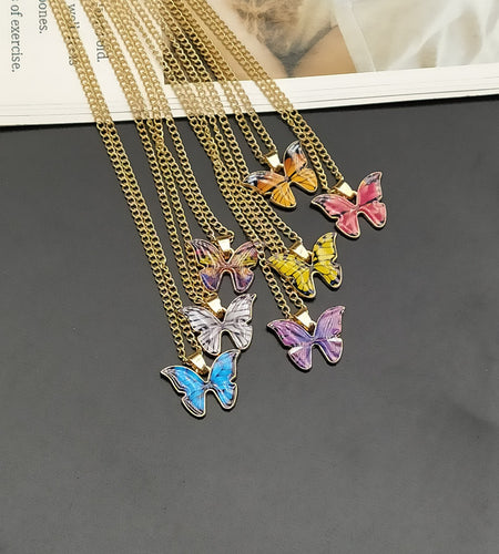 Butterfly Pendant Necklace(Shipping 10-14 Days)