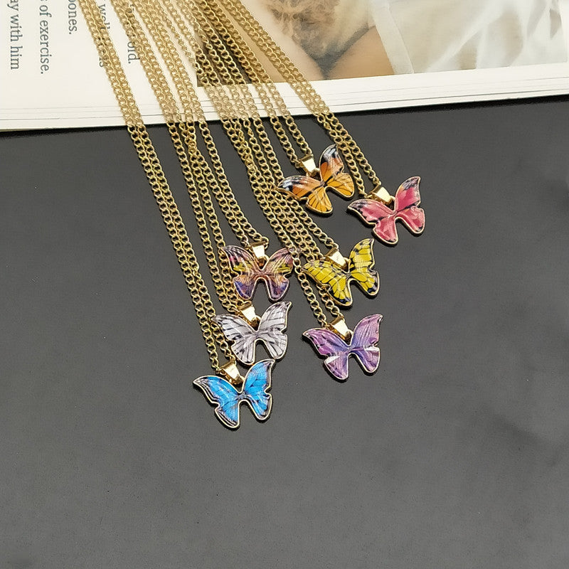 Butterfly Pendant Necklace(Shipping 10-14 Days)