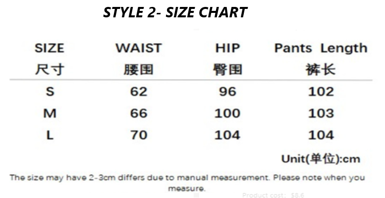 Cargo Solid Baggy Pants(Shipping 10-14 Days)