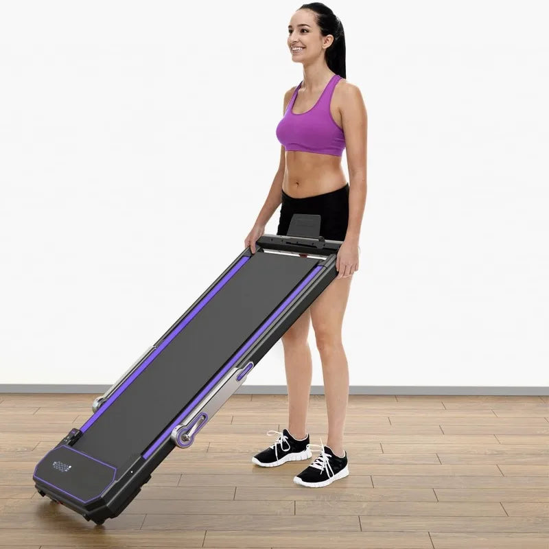 Walking Pad Folding Treadmill Electric Walking Running Treadmill for Home Office with Touch Panel & Remote, 2.5HP(Shipping 10-14 Days)