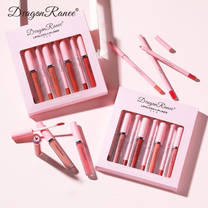 4pcs Lip Gloss Lip Liner Pen Set(Shipping 10-14 Days)