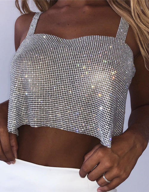 Load image into Gallery viewer, Glitter Nightclub Tank Top(Shipping 10-14 Days)
