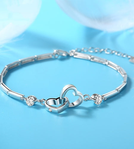 Double Heart Bracelet(Shipping 10-14 Days)