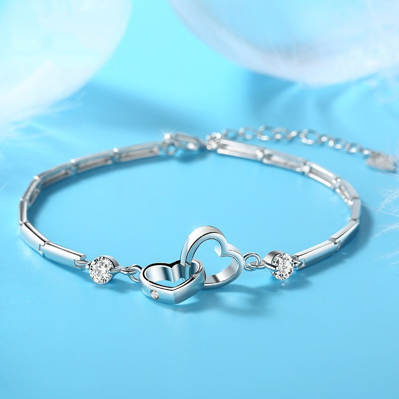 Double Heart Bracelet(Shipping 10-14 Days)