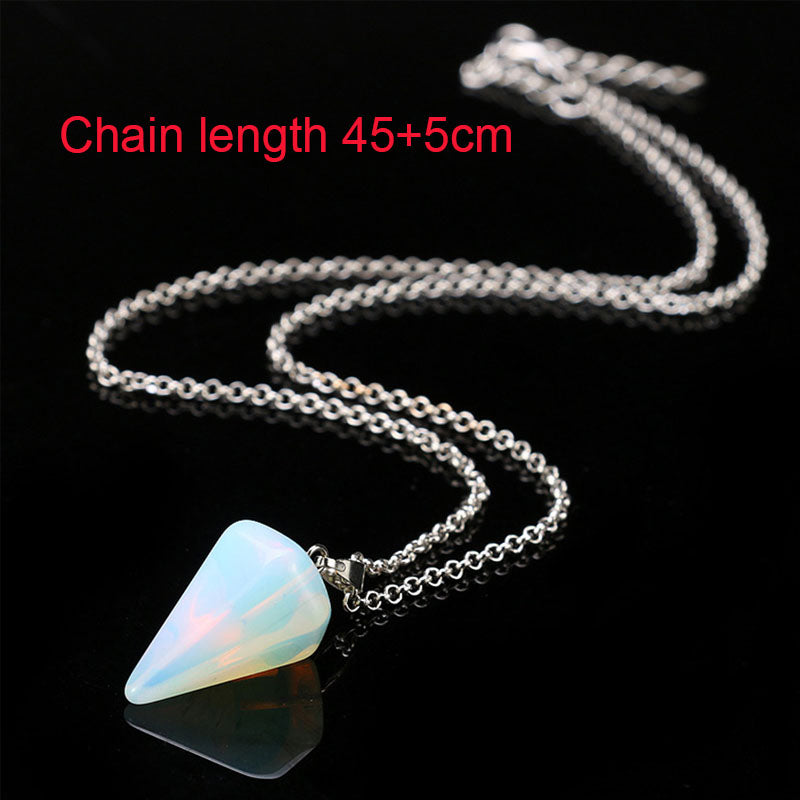 Natural Stone Pendant Necklace(Shipping 10-14 Days)