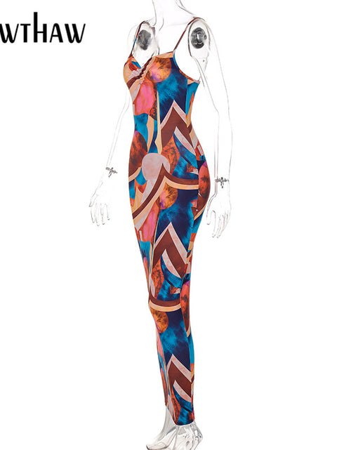Load image into Gallery viewer, Long Pencil Strap Dress(Shipping 10-14 Days)
