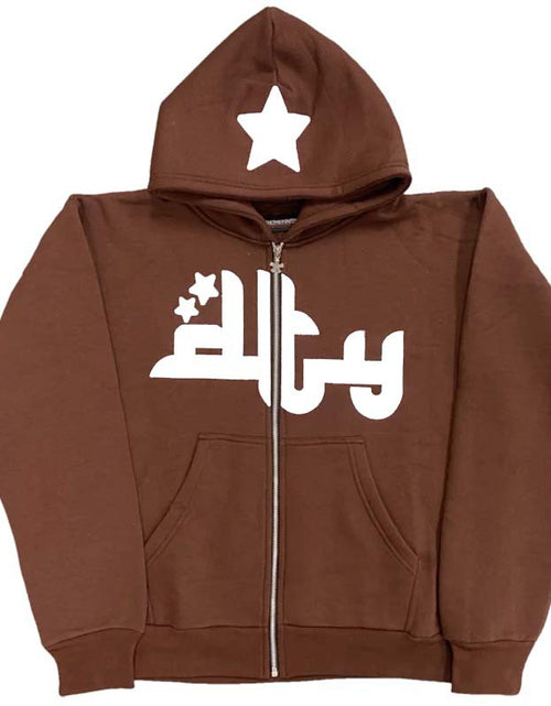 Load image into Gallery viewer, Star Letter Print Hoodies(Shipping 10-14 Days)
