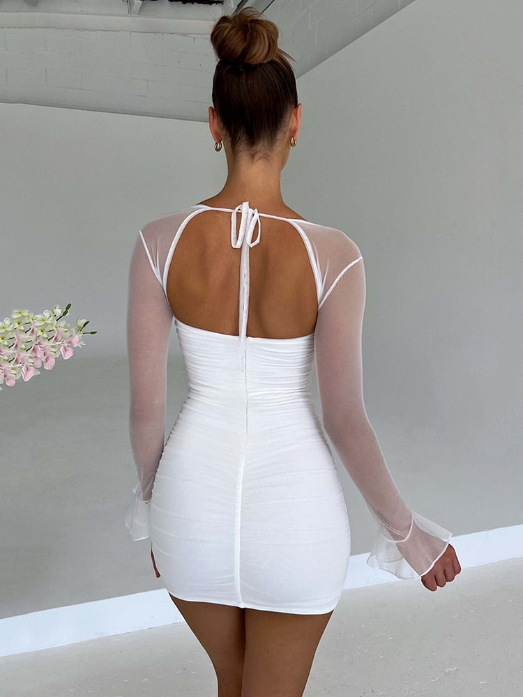 Elegant Backless Sexy Mini Dress(Shipping 10-14 Days)
