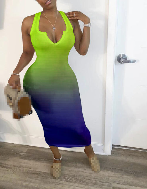 Load image into Gallery viewer, V-Neck Summer Dress(Shipping 10-14 Days)
