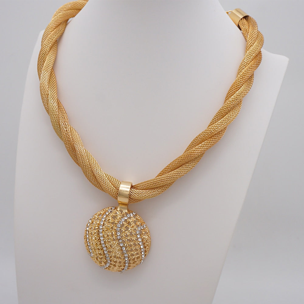 Fine Gold Jewelry Set(Shipping 10-14 Days)
