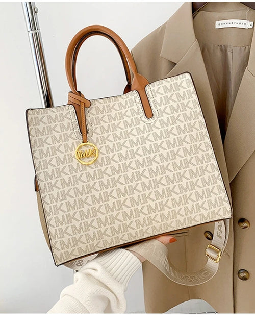 Load image into Gallery viewer, Casual Versatile Large Capacity Girls Shoulder Handbag Ladies Crossbody Letter Tote Bag Fashion Printing Light Luxury Classic PU (Shipping 10- 14 Days )
