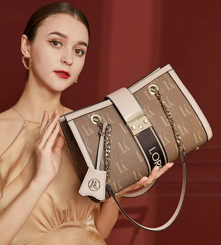 Luxury Brand 2023 New High-end Genuine Leather Fashion Shoulder Tote Bag Large Capacity Versatile Hand-worn Cross-Body Bag (Shipping 10-14 Days)