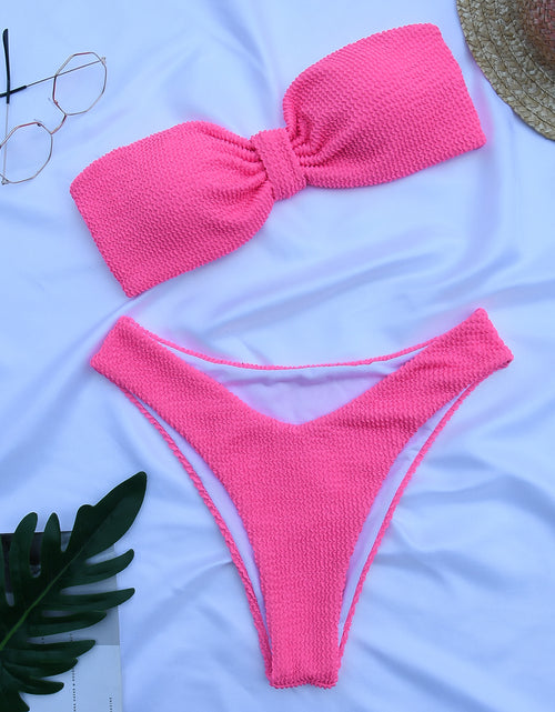 Load image into Gallery viewer, Bandeau Bikini Set(Shipping 10-14 Days)
