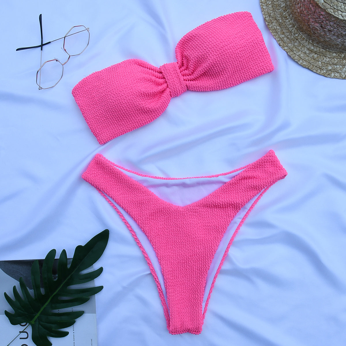 Bandeau Bikini Set(Shipping 10-14 Days)