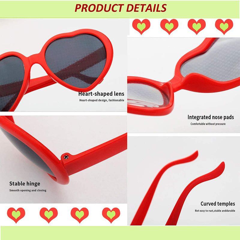 Heart Shaped Sunglasses(Shipping 10-14 Days)