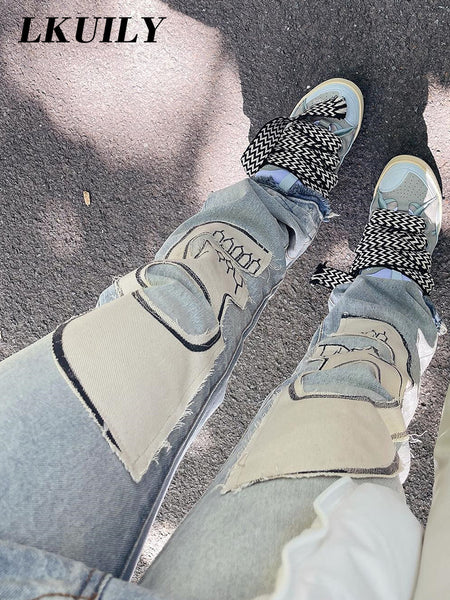 Printed Skull Jeans(Shipping 10-14 Days)