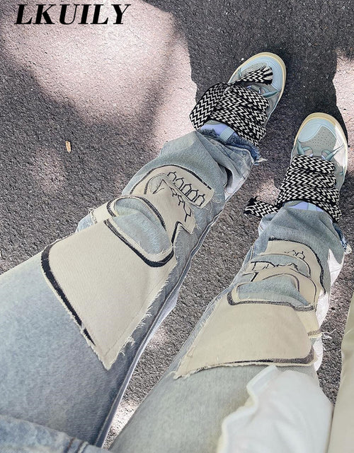 Load image into Gallery viewer, Printed Skull Jeans(Shipping 10-14 Days)
