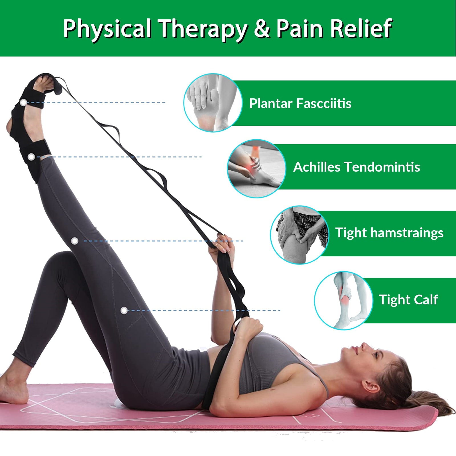 Yoga Stretch Strap(Shipping 10-14 Days)