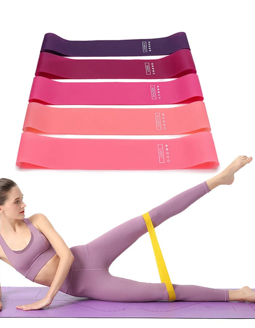 Load image into Gallery viewer, Portable Fitness Workout Equipment Rubber Resistance Bands Yoga Gym Elastic Gum Strength Pilates Crossfit Women Weight Sports(Shipping 10-14 Days)
