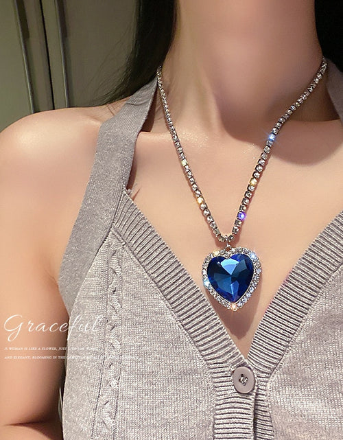 Load image into Gallery viewer, Titanic Heart Of Ocean Necklace(Shipping 10-14 Days)
