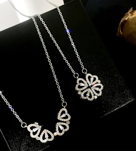 Folding Heart Shaped Necklace(Shipping 10-14 Days)