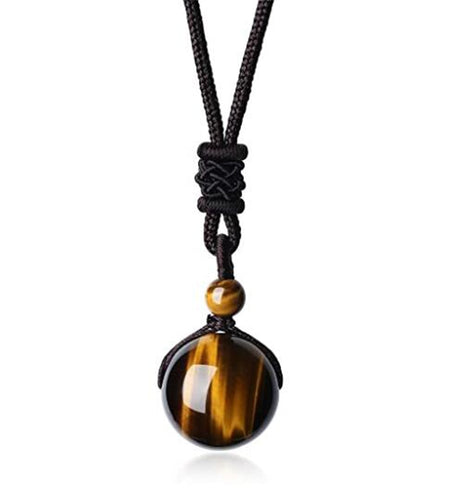 Tiger Eye Stone Pendant Necklace(Shipping 10-14 Days)