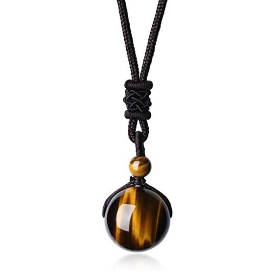Tiger Eye Stone Pendant Necklace(Shipping 10-14 Days)