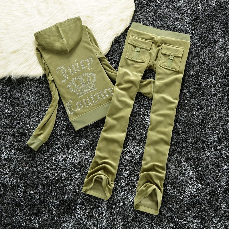 Juicy Sweatshirt and Pants with Diamonds(Shipping 10-14 Days)