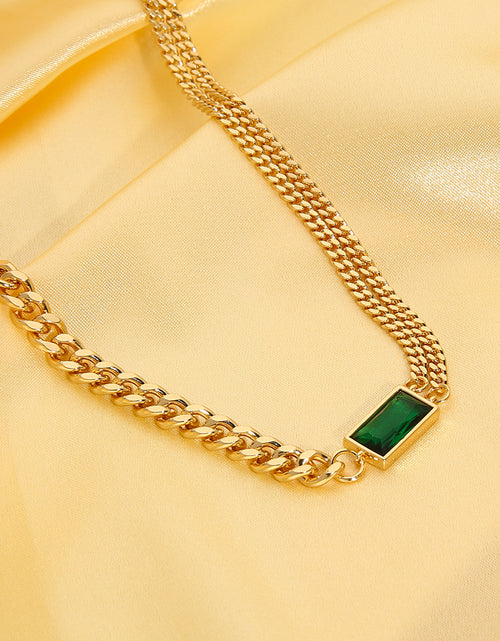 Load image into Gallery viewer, Green Stone Necklace(Shipping 10-14 Days)
