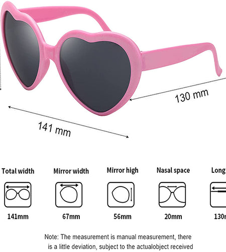 Heart Shaped Sunglasses(Shipping 10-14 Days)