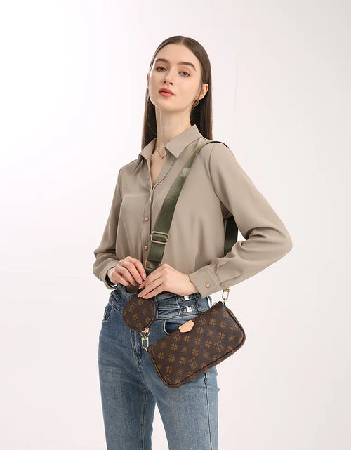 Load image into Gallery viewer, LFM Brown Crossbody Bags for Women Multi Pochette Shoulder Bag Handbags Ladies Hand Purses Women's Handbag Female 2023 Trend (Shipping 10-14 Days )
