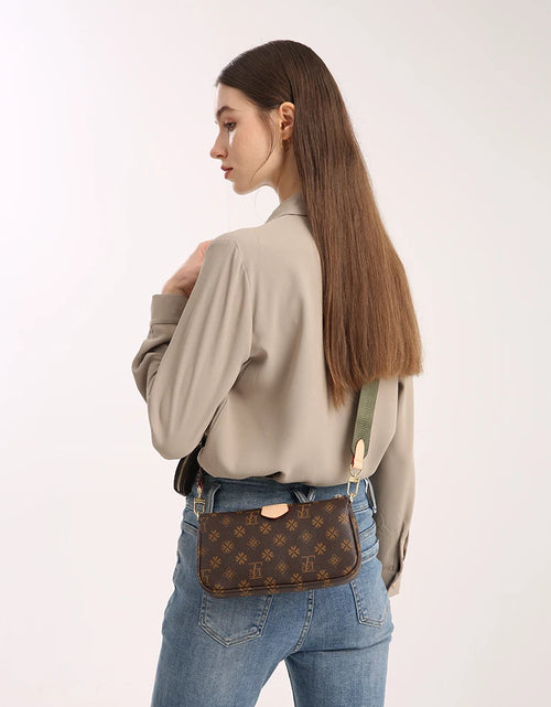 Load image into Gallery viewer, LFM Brown Crossbody Bags for Women Multi Pochette Shoulder Bag Handbags Ladies Hand Purses Women's Handbag Female 2023 Trend (Shipping 10-14 Days )
