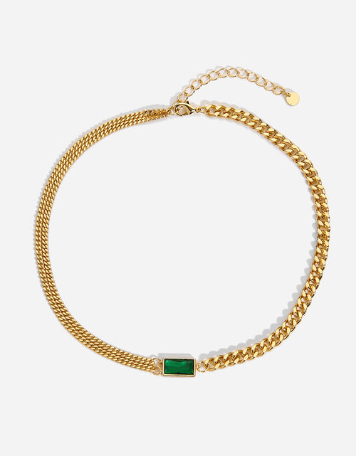 Load image into Gallery viewer, Green Stone Necklace(Shipping 10-14 Days)
