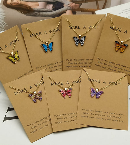 Butterfly Pendant Necklace(Shipping 10-14 Days)