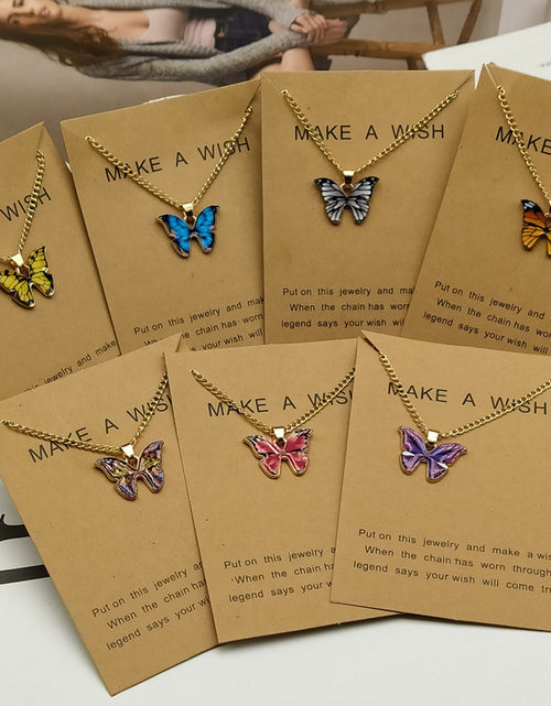 Load image into Gallery viewer, Butterfly Pendant Necklace(Shipping 10-14 Days)
