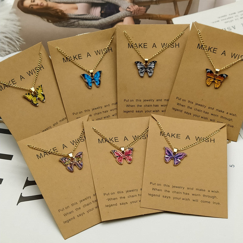 Butterfly Pendant Necklace(Shipping 10-14 Days)