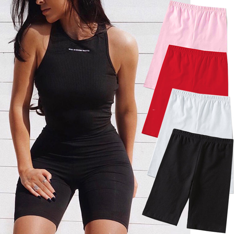 4 Color Athleisure Cycling Shorts(Shipping 10-14 Days)